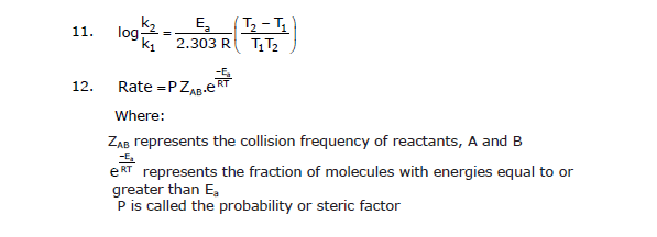 CBSE Class 12 Chemistry Chemical Kinetics Chapter Notes